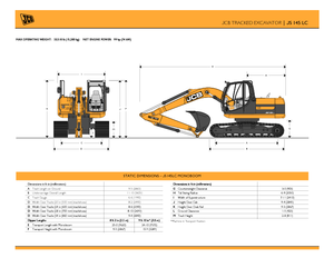 Raupenbagger JCB JS 145 LC