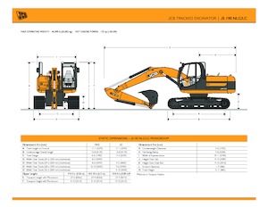 Raupenbagger JCB JS 190 NLC