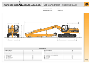 Raupenbagger JCB JS 220 LR