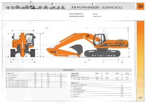 Raupenbagger JCB JS 240 LC