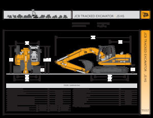 Raupenbagger JCB JS145