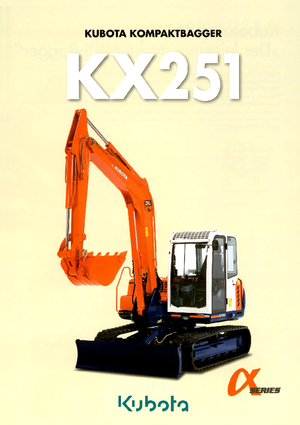 Raupenbagger Kubota KX251α