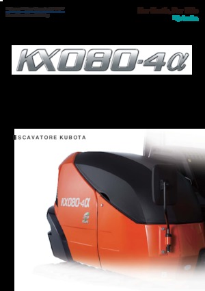 Raupenbagger Kubota KX080-4α