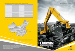 Raupenbagger SDLG LG6250E 