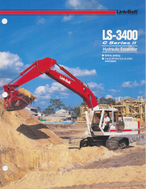Raupenbagger Link-Belt LS-3400 C II