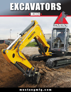 Raupenbagger Mustang ME8003