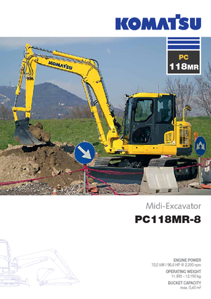 Raupenbagger Komatsu PC118MR-8