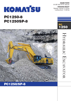 Raupenbagger Komatsu PC1250SP-8