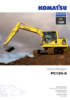 Raupenbagger Komatsu PC130-8