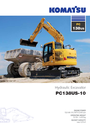 Raupenbagger Komatsu PC138US-10