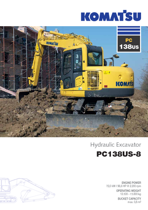 Raupenbagger Komatsu PC138US-8