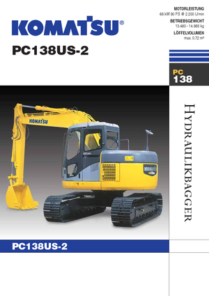 Raupenbagger Komatsu PC138US-8