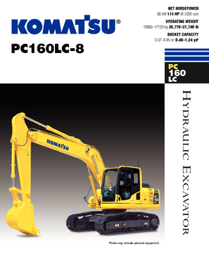 Raupenbagger Komatsu PC160LC-8