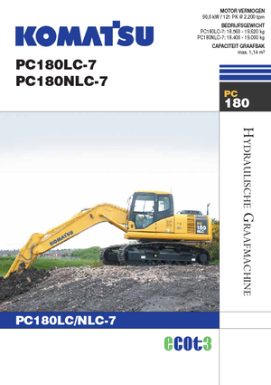Raupenbagger Komatsu PC180LC-7