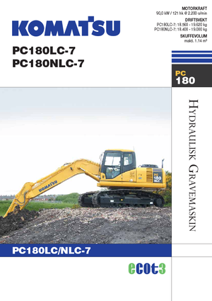Raupenbagger Komatsu PC180LC-7
