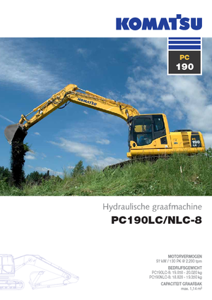 Raupenbagger Komatsu PC190-8 LC