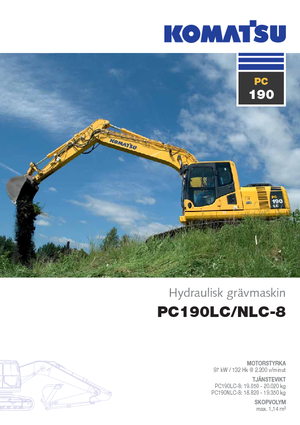 Raupenbagger Komatsu PC190-8 LC