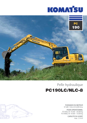 Raupenbagger Komatsu PC190-8 LC