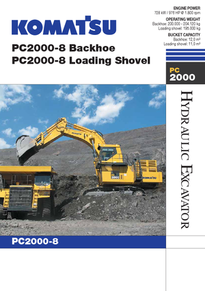 Raupenbagger Komatsu PC2000-8