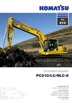 Raupenbagger Komatsu PC210NLC-8SLF
