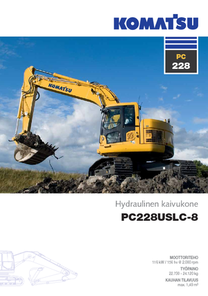 Raupenbagger Komatsu PC228US-LC-8