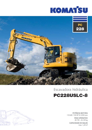 Raupenbagger Komatsu PC228US-LC-8