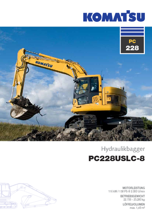 Raupenbagger Komatsu PC228US-LC-8