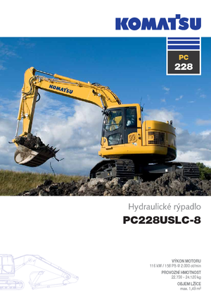 Raupenbagger Komatsu PC228US-LC-8
