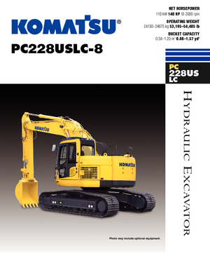 Raupenbagger Komatsu PC228US-LC-8