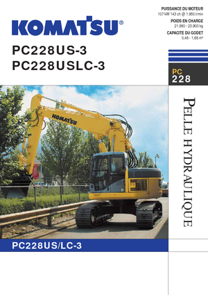 Raupenbagger Komatsu PC228US-LC-3
