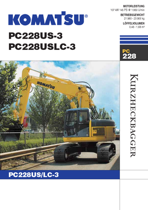 Raupenbagger Komatsu PC228US-LC-3
