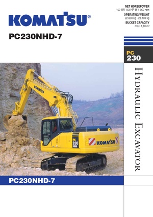 Raupenbagger Komatsu PC230NHD-7
