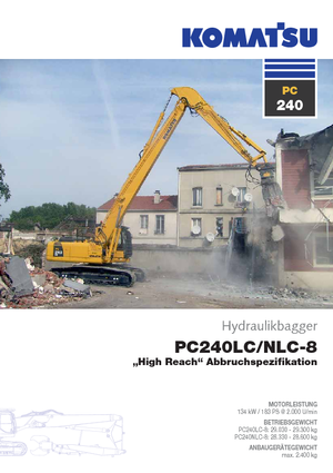 Raupenbagger Komatsu PC240HRD-8