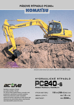 Raupenbagger Komatsu PC240NLC-6 active Plus