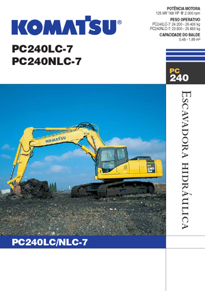 Raupenbagger Komatsu PC240NLC-7
