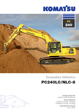 Raupenbagger Komatsu PC240NLC-8