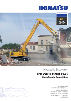 Raupenbagger Komatsu PC240LC-8