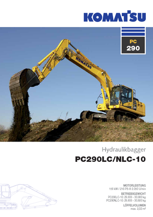 Raupenbagger Komatsu PC290LC-10