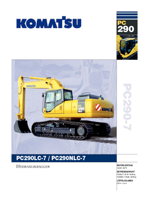 Raupenbagger Komatsu PC290LC-7