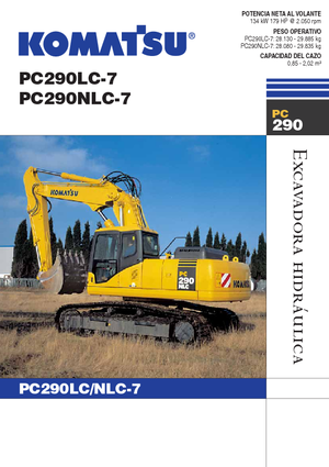 Raupenbagger Komatsu PC290LC-7