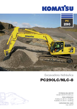 Raupenbagger Komatsu PC290LC-8