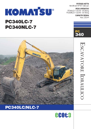 Raupenbagger Komatsu PC340NLC-7