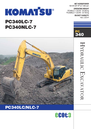 Raupenbagger Komatsu PC340LC-7