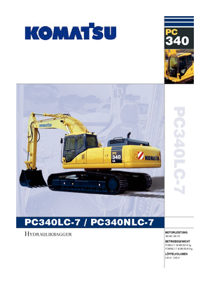 Raupenbagger Komatsu PC340NLC-7