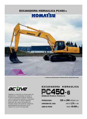 Raupenbagger Komatsu PC450LC-6
