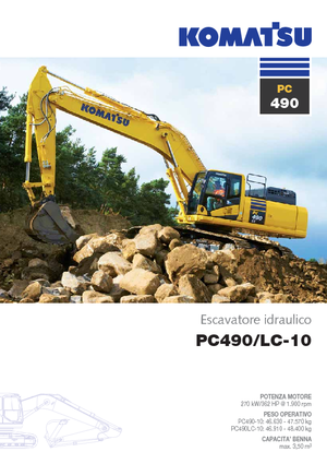 Raupenbagger Komatsu PC490LC-10