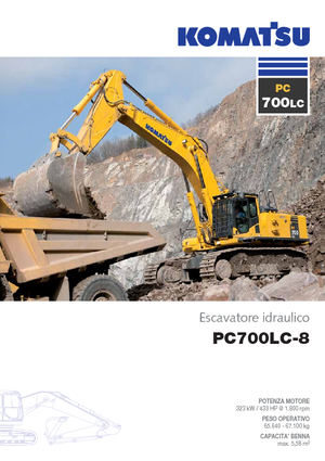 Raupenbagger Komatsu PC700LC-8