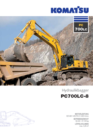 Raupenbagger Komatsu PC700LC-8