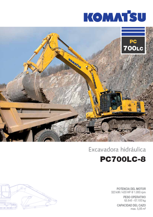 Raupenbagger Komatsu PC700LC-8