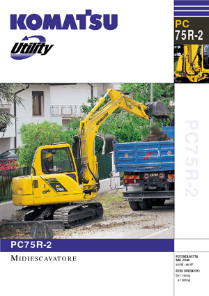 Raupenbagger Komatsu PC75R-2